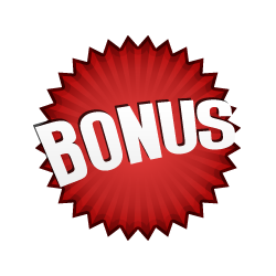 Bonus Burst Badge Red 