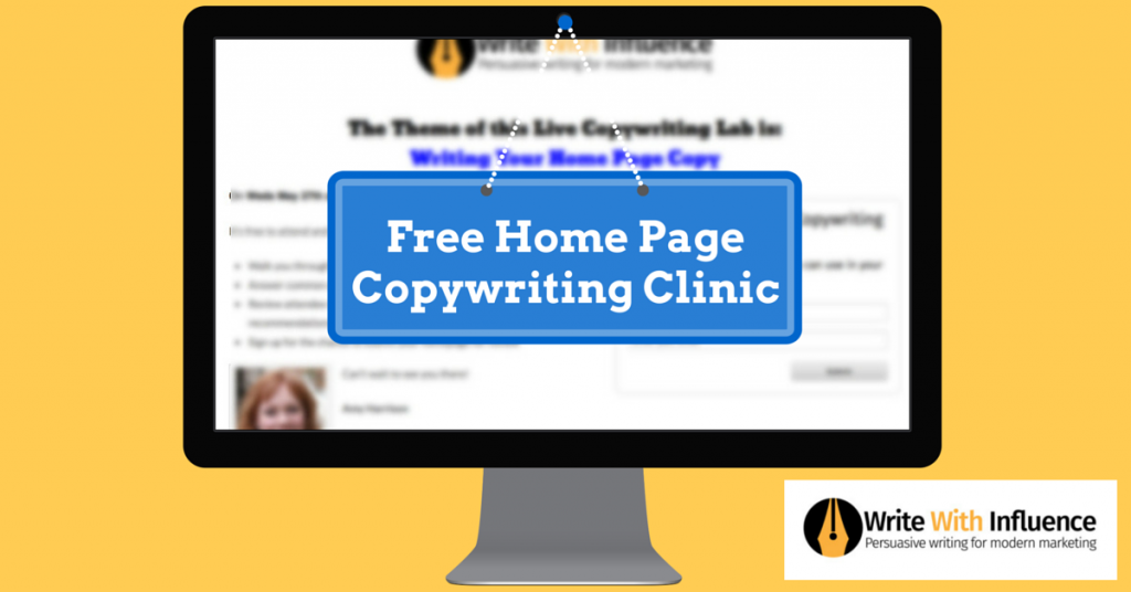 Free Home Page Copywriting Clinic